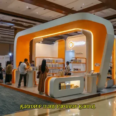 Backdrop Stand Pameran Bantul